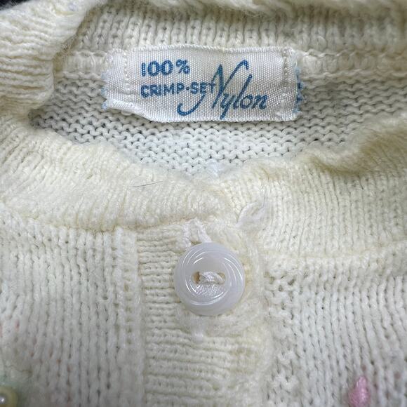 Vintage Infant/Toddler Crimp Set Nylon Sweater Embroidered - Picture 4 of 4